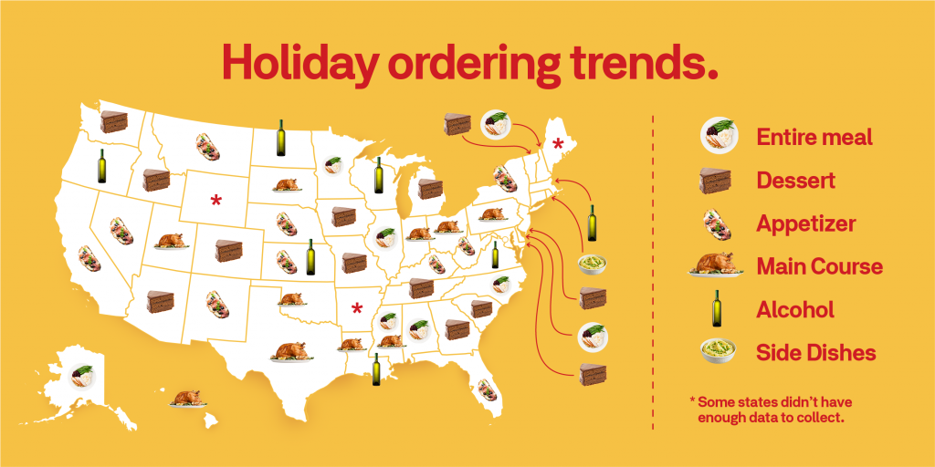 Holiday Habits Postmates’ Food Delivery Trends Holiday Habits